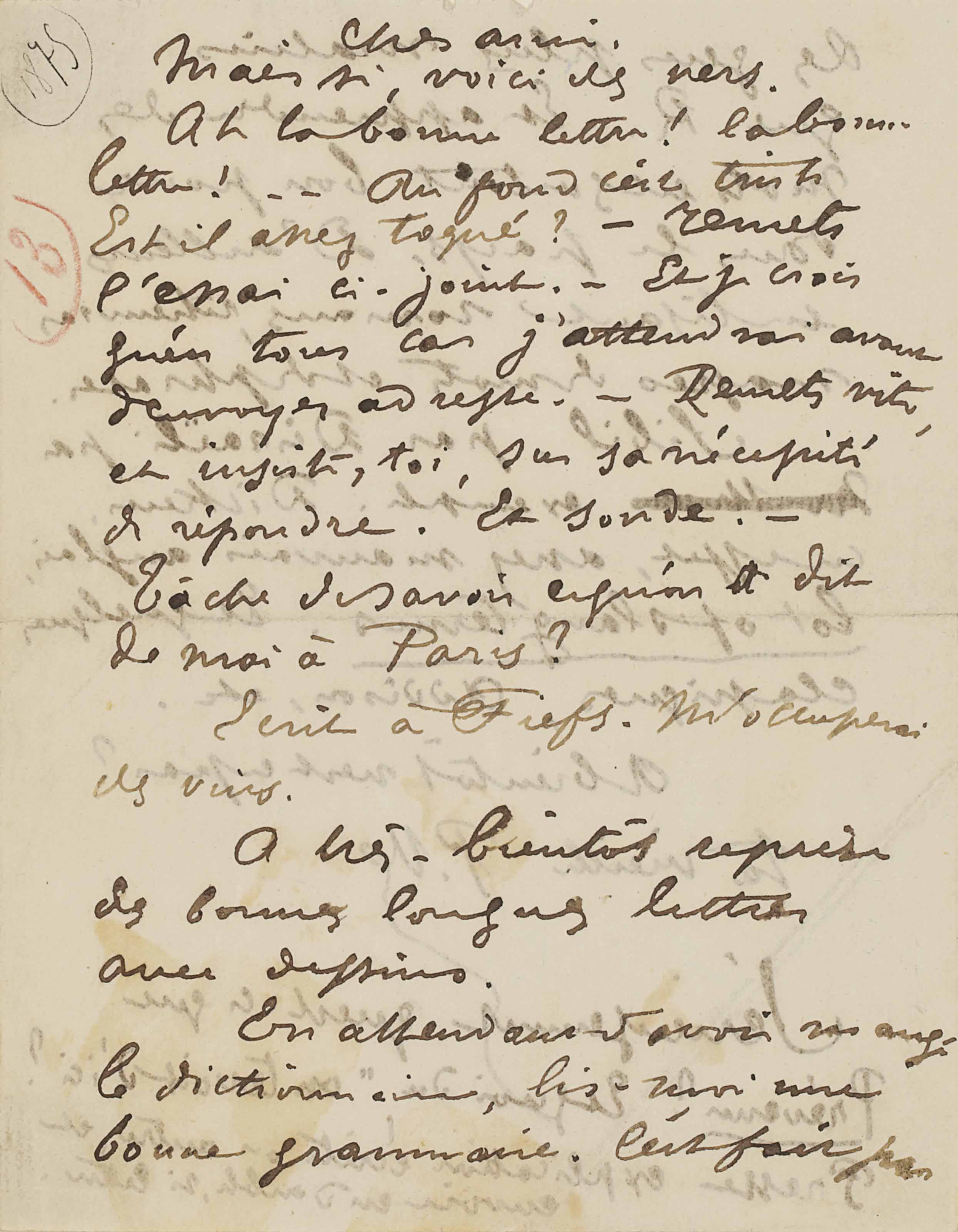 verlaine rimbaud mallarme la collection litteraire d edouard henri fischer
