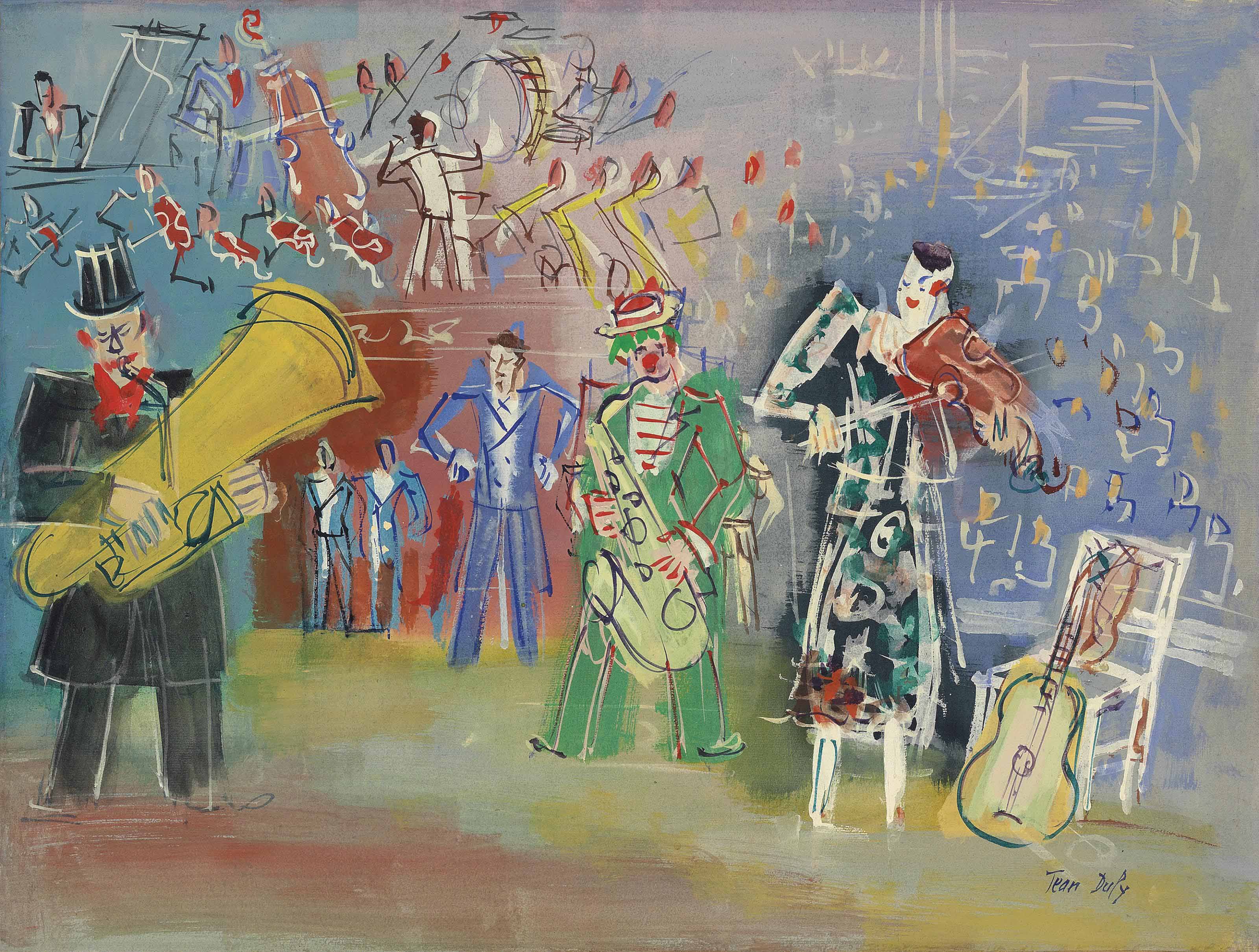 Jean Dufy、CHEVAUX、海外版超希少レゾネ、新品額付 Jean Dufy | Paintings, prints and watercolours for sale