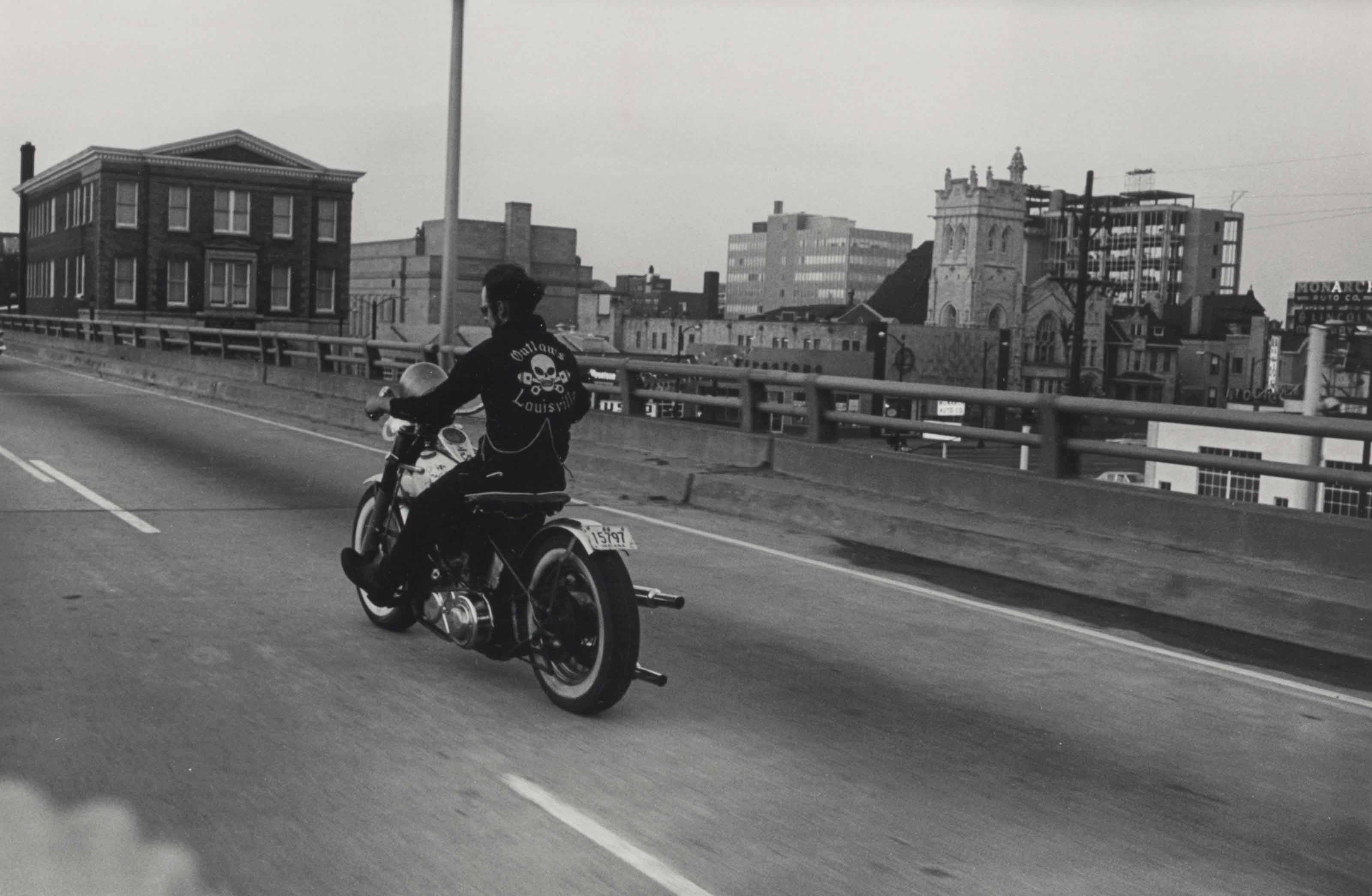 ダニー リオン Danny Lyon Crossing the Ohio ポスター本物