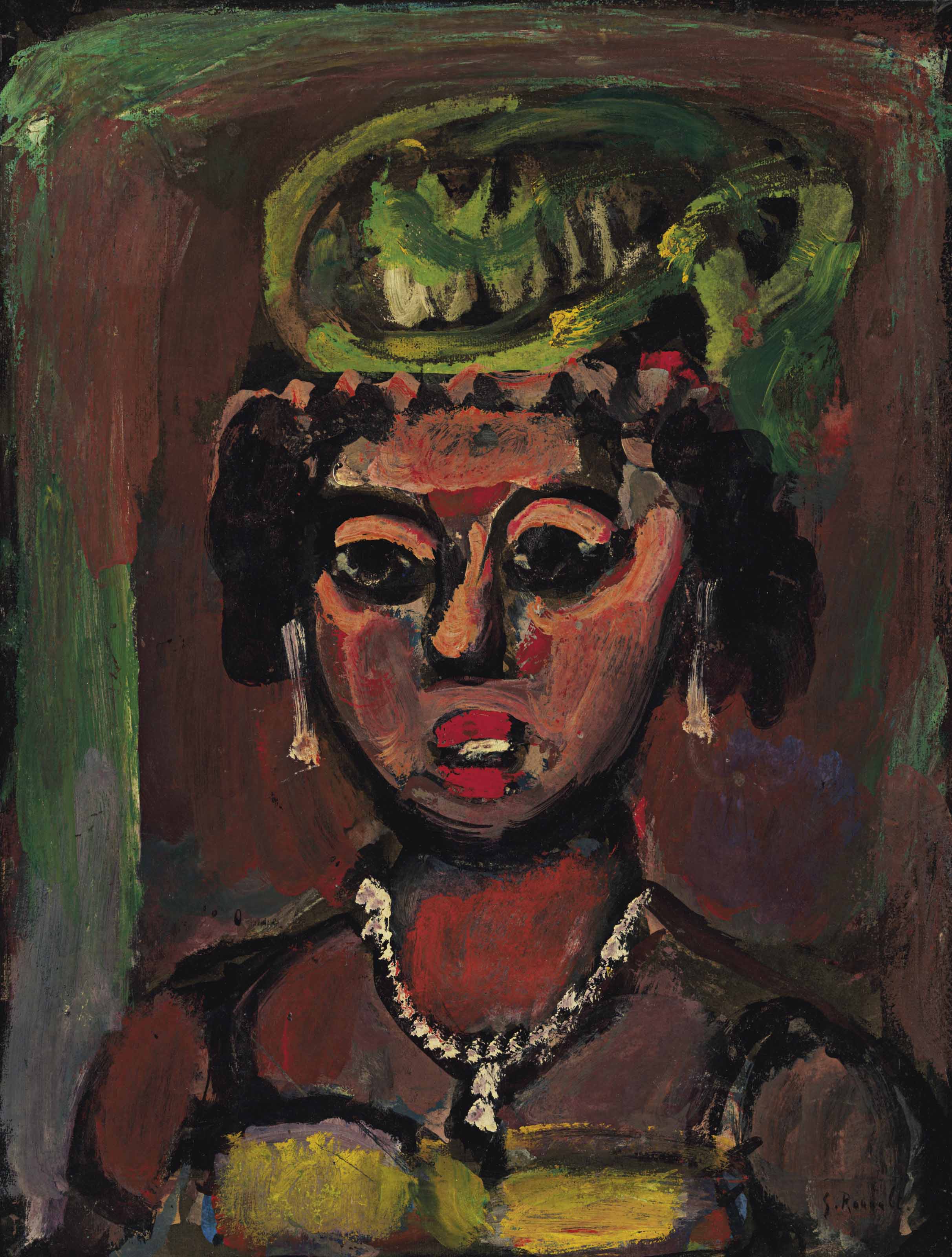 Georges Rouault、Teresina、希少画集画、状態良好 Georges Rouault、Teresina、希少画集画、状態良好