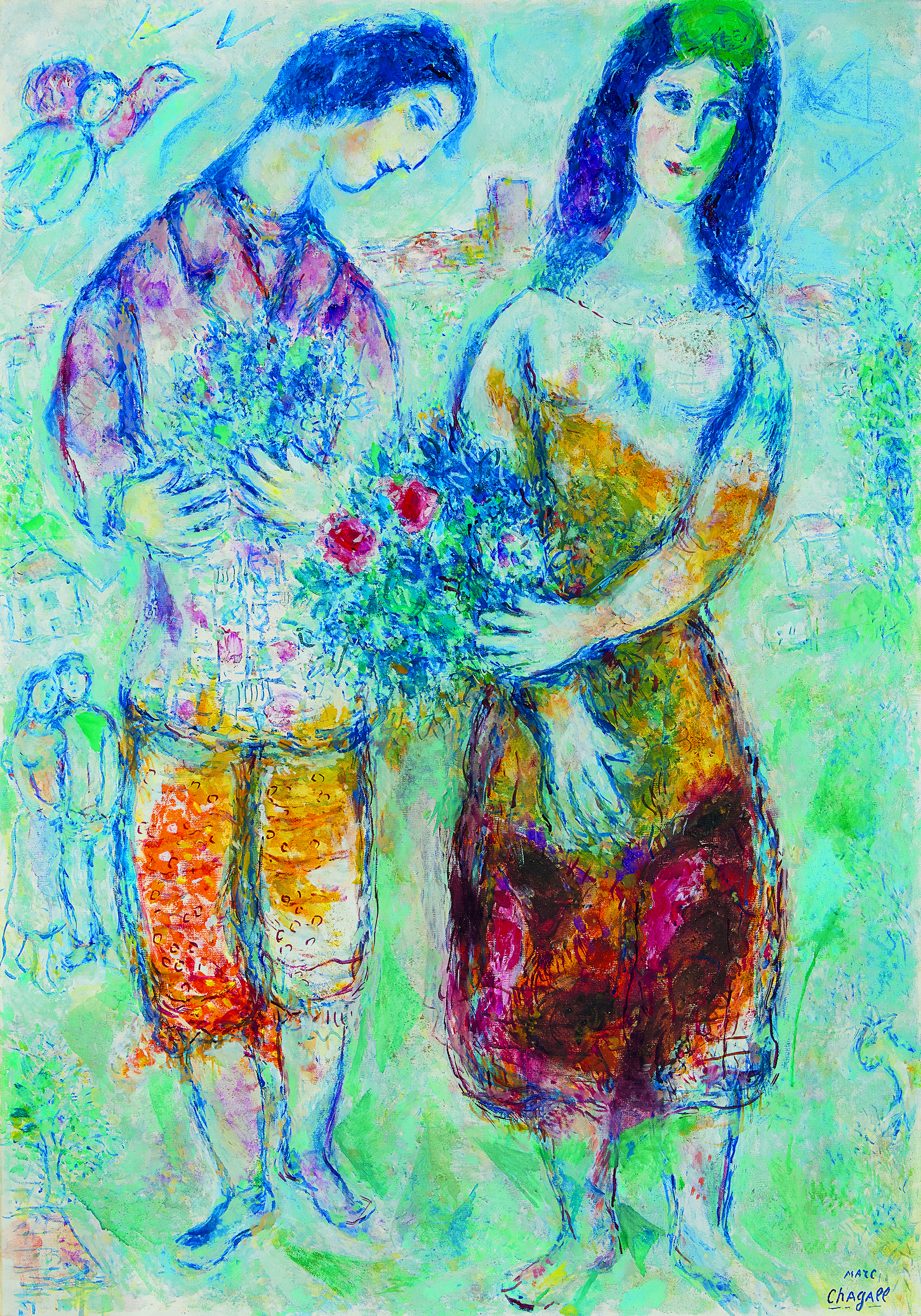 Marc Chagall、LA BELLE DE NUIT、海外版超希少レゾネ Marc Chagall、LA BELLE DE NUIT、海外版超希少レゾネ Marc