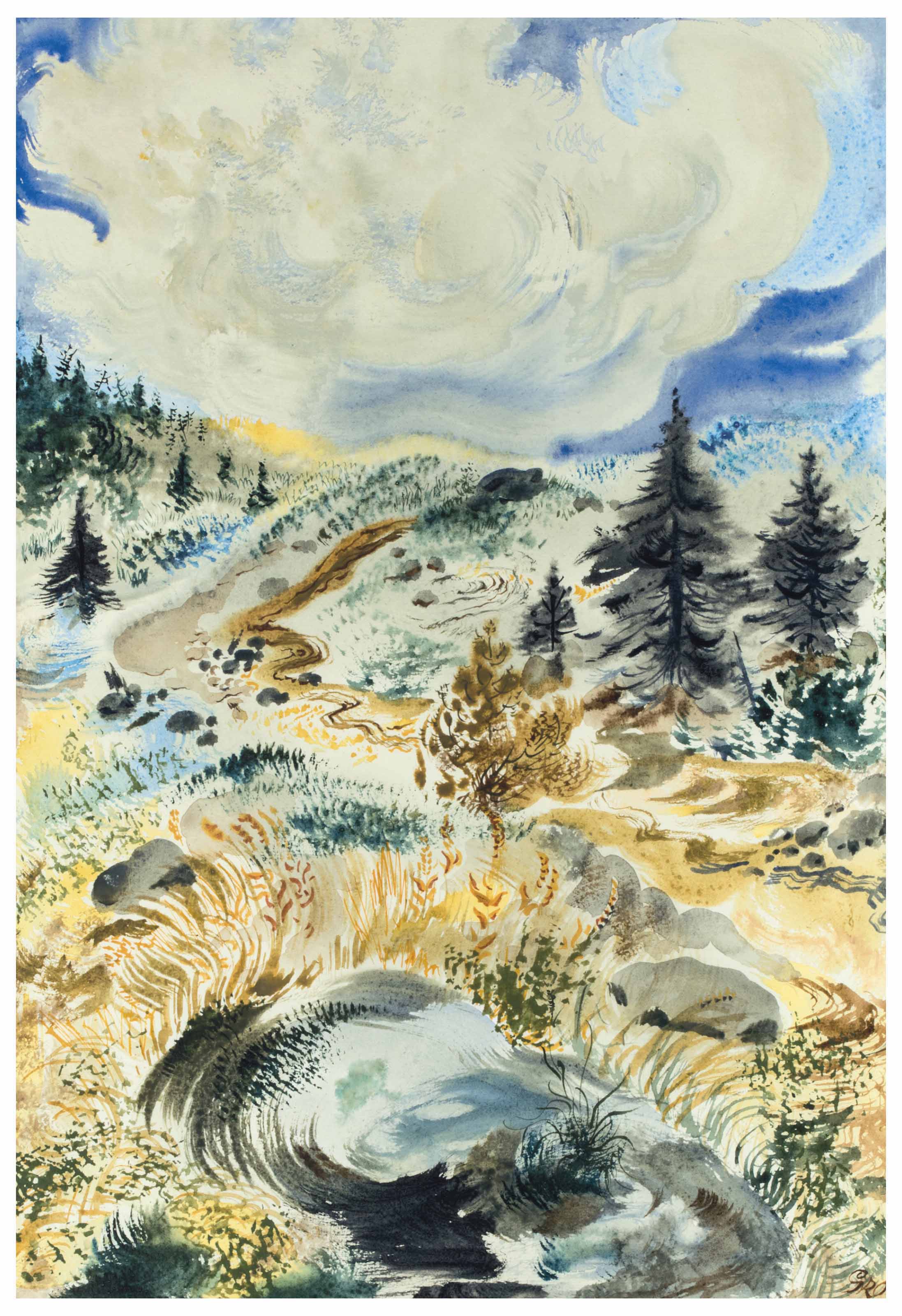 Vintage 1940s Charles Burchfeild 