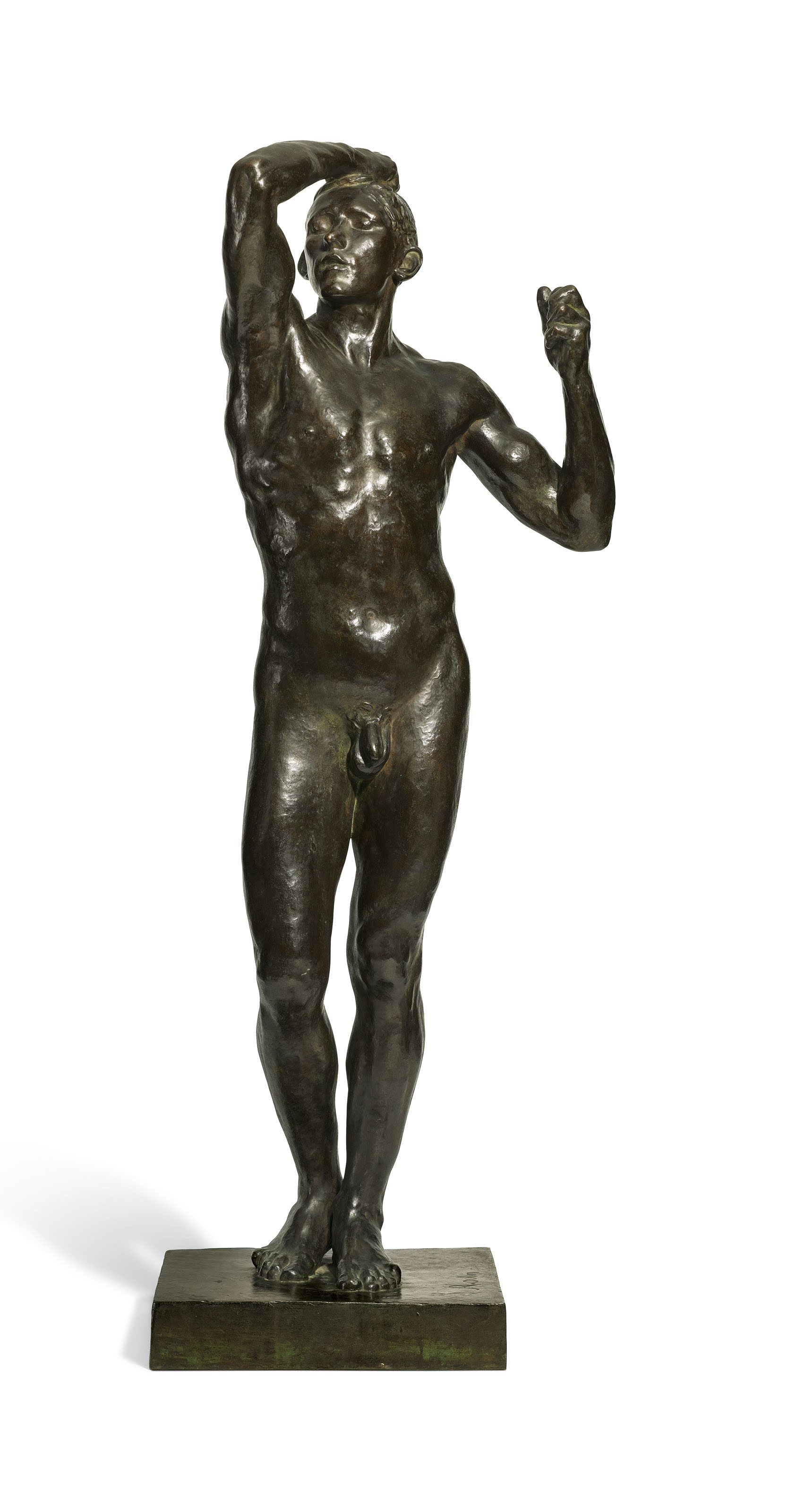 コレクション AUGUSTE RODIN August Rodin Patinated Bronze Sculpture figural group Frere