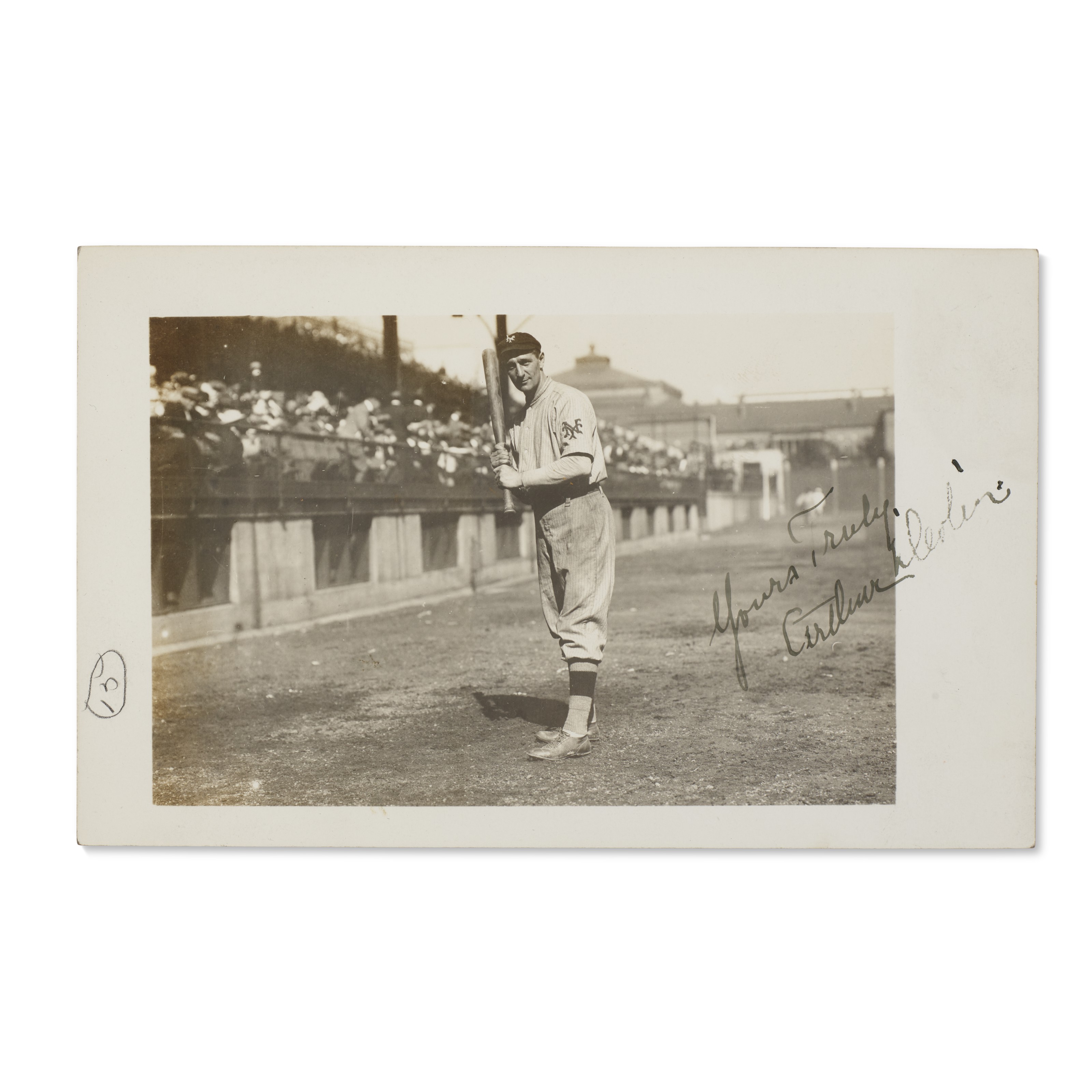 New York Giants Autographed Photographs by Frank W. Smith c.1911 (Period...