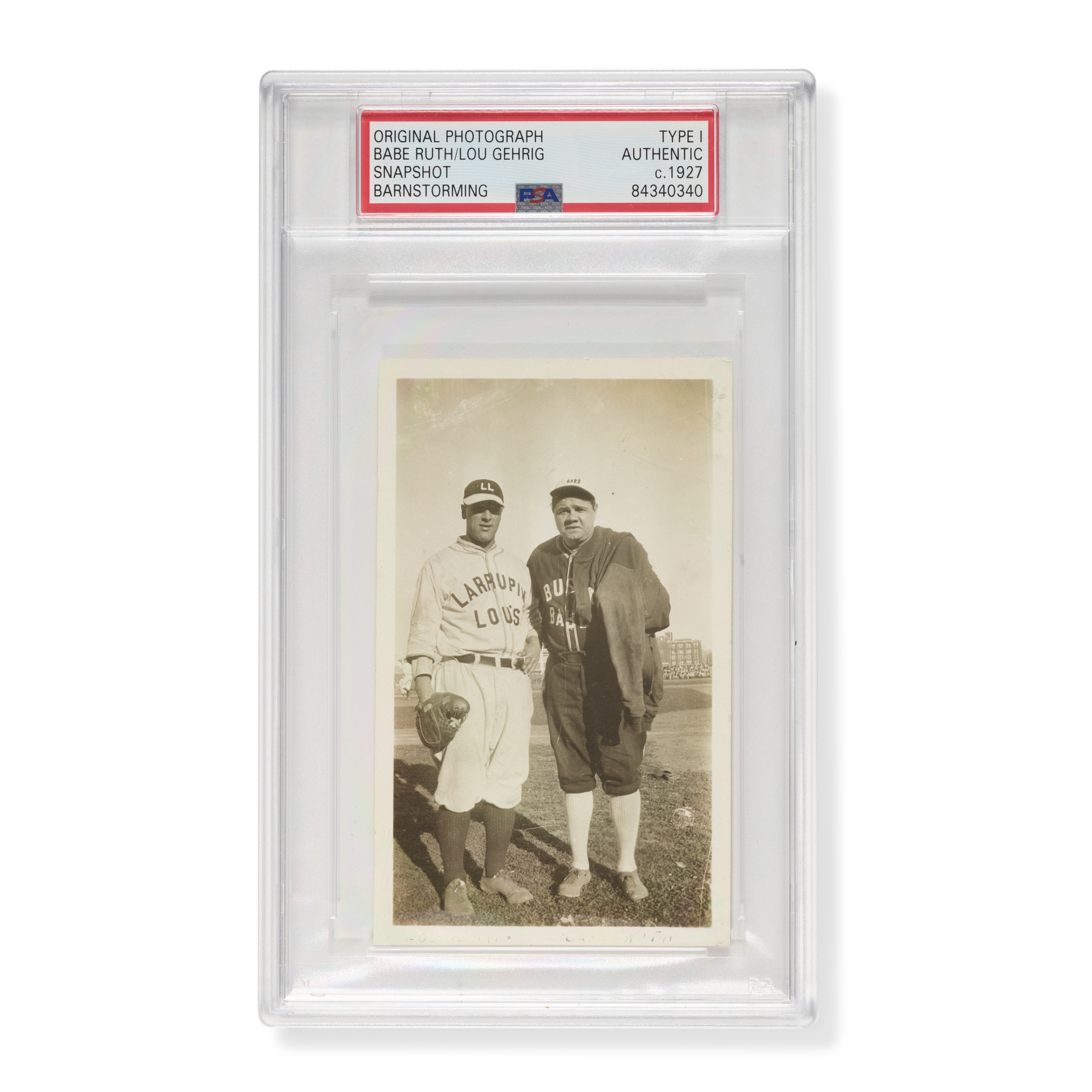 1927 Babe Ruth and Lou Gehrig 