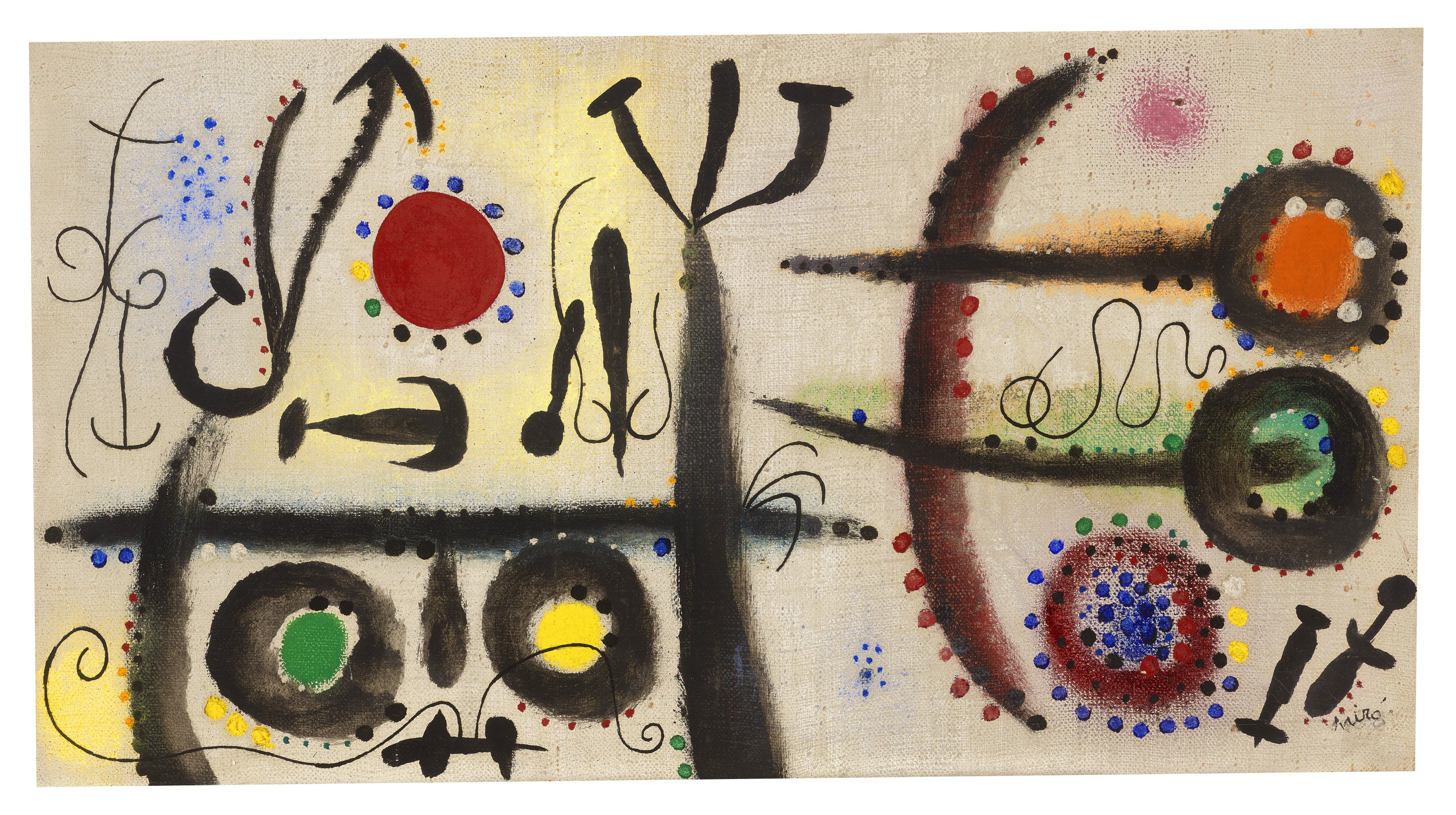Joan Miro、LA PLAGE A CAMBRILS、海外版超希少レゾネ Joan Miro、LA PLAGE A CAMBRILS、海外版超希少レゾネ Joan Miró