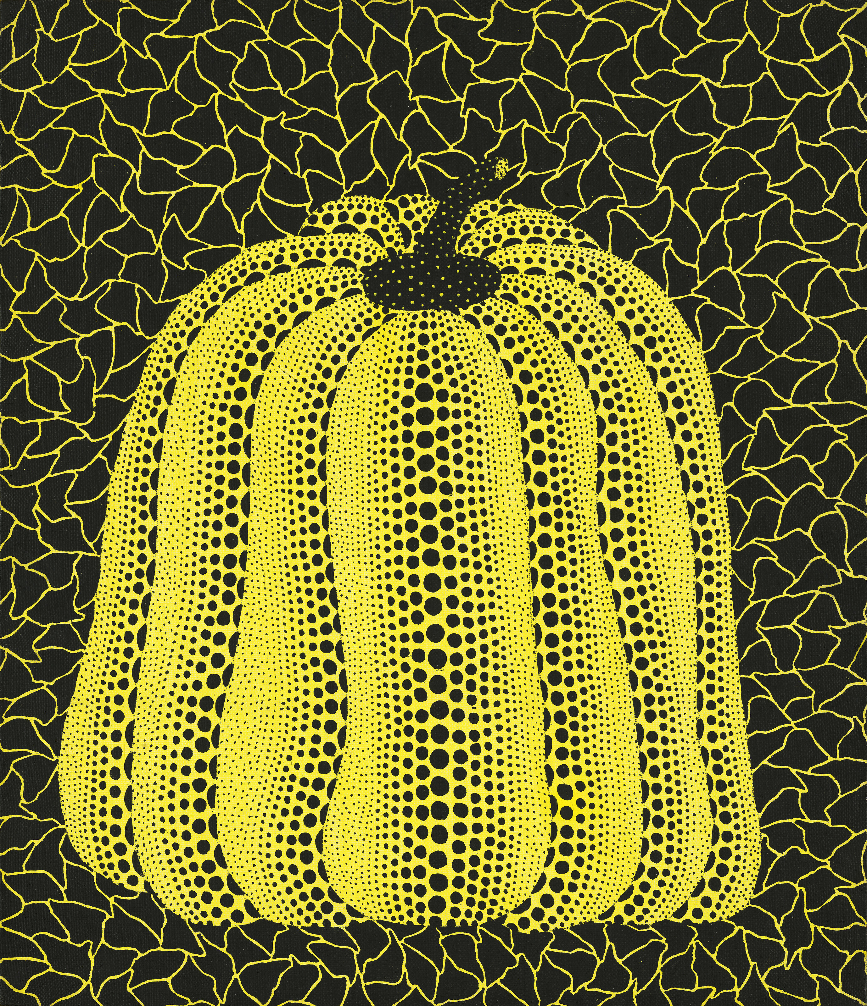 Yayoi Kusama (b. 1929), Pumpkin, 1981. Acrylic on canvas. 53 x 45.5 cm (20 7⁄8 x 17 7⁄8 in). Sold for HK$16,105,000 on 29 November 2023 at Christie’s in Hong Kong