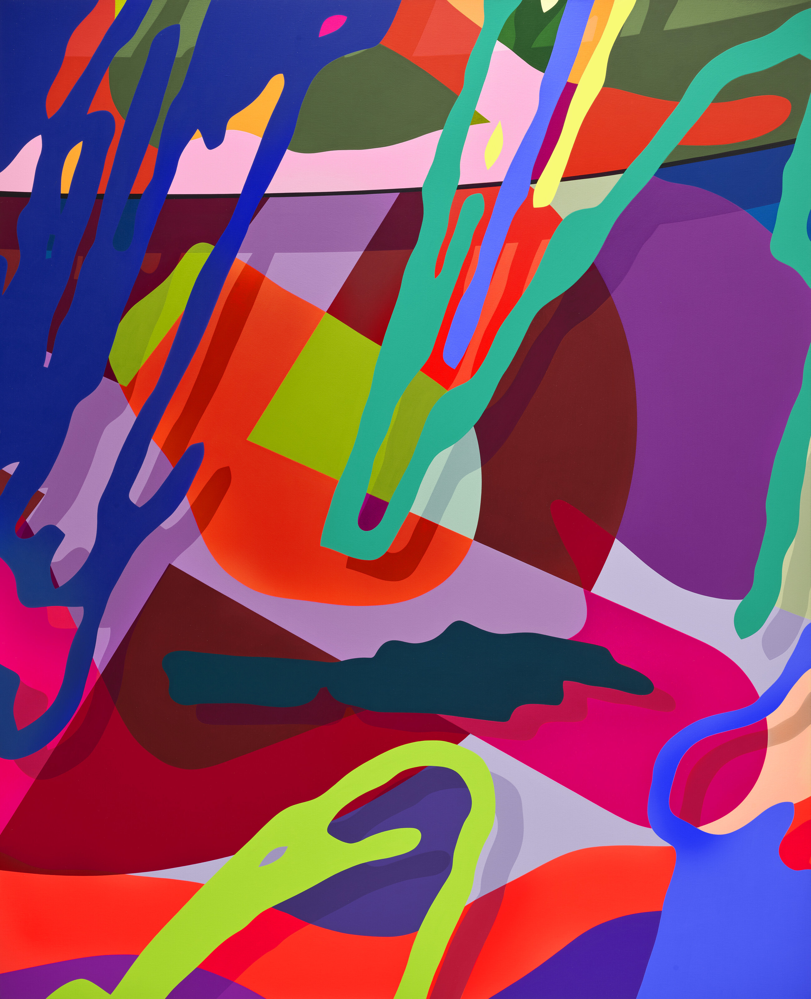 Kaws painting clearance