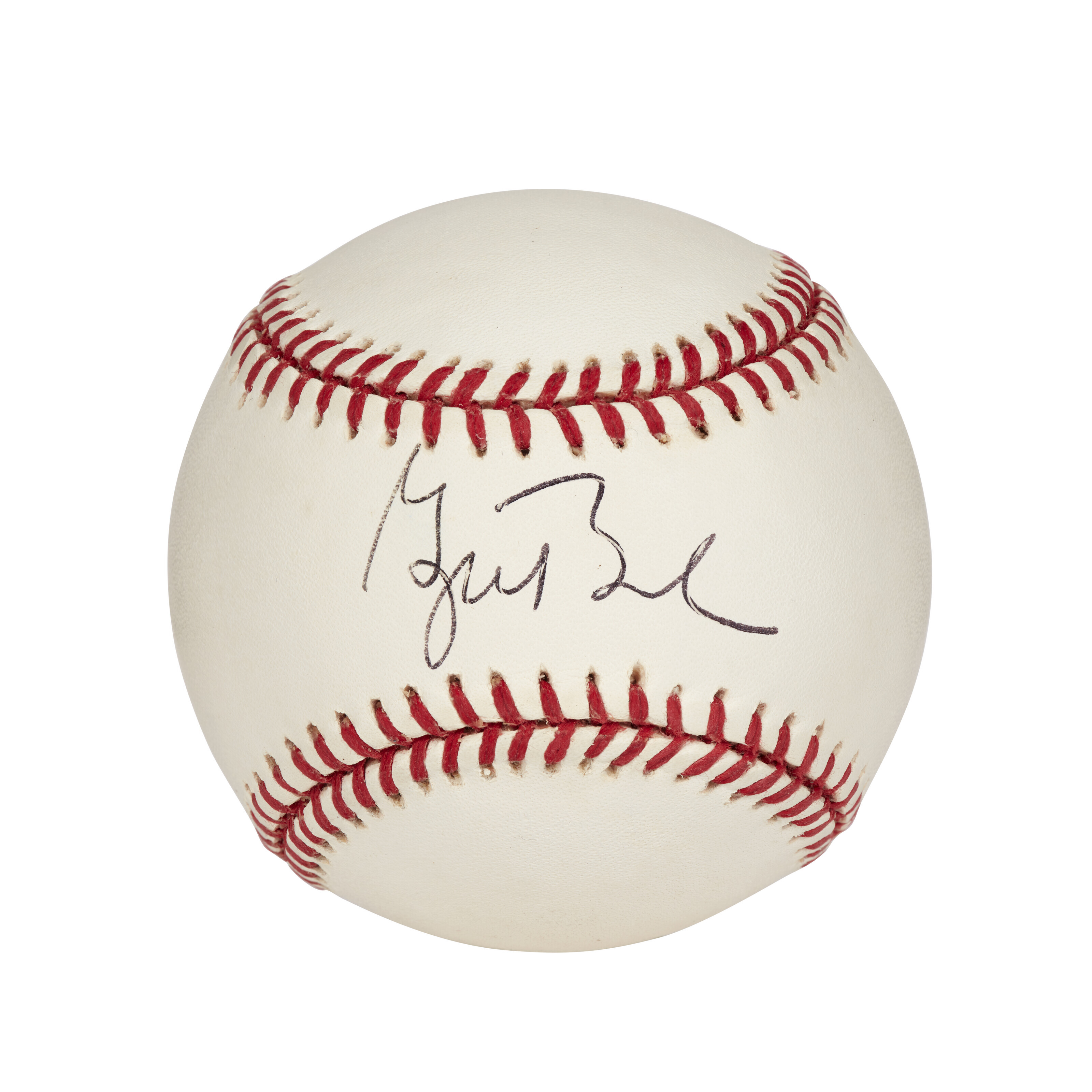 PRESIDENT GEORGE W. BUSH SINGLE SIGNED BASEBALL (PSA/DNA 8 NM-MT)