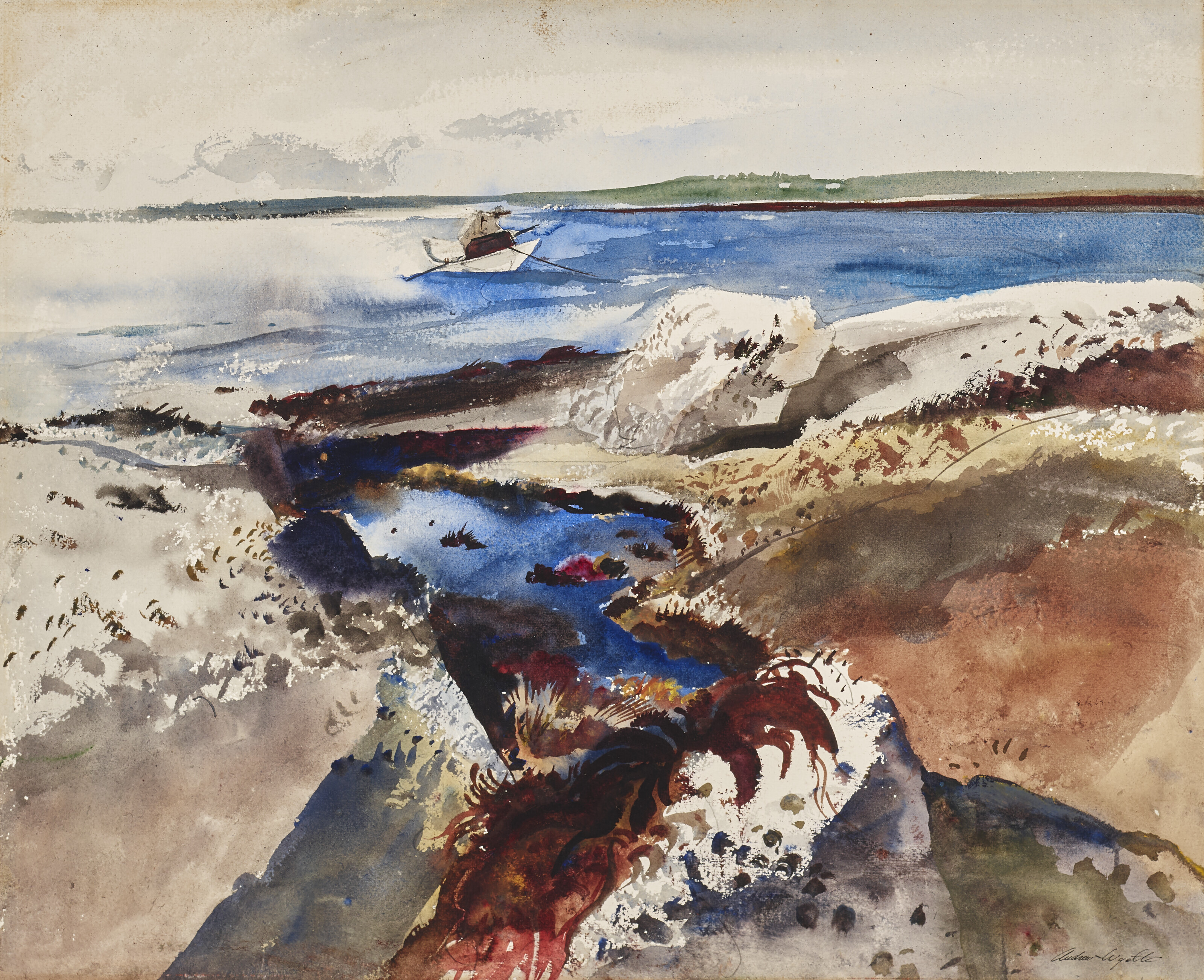Andrew Wyeth、WITCH DOOR、希少画集画、新品高級額、額装付 Andrew Wyeth、WITCH DOOR、希少画集画、新品高級額、額装付