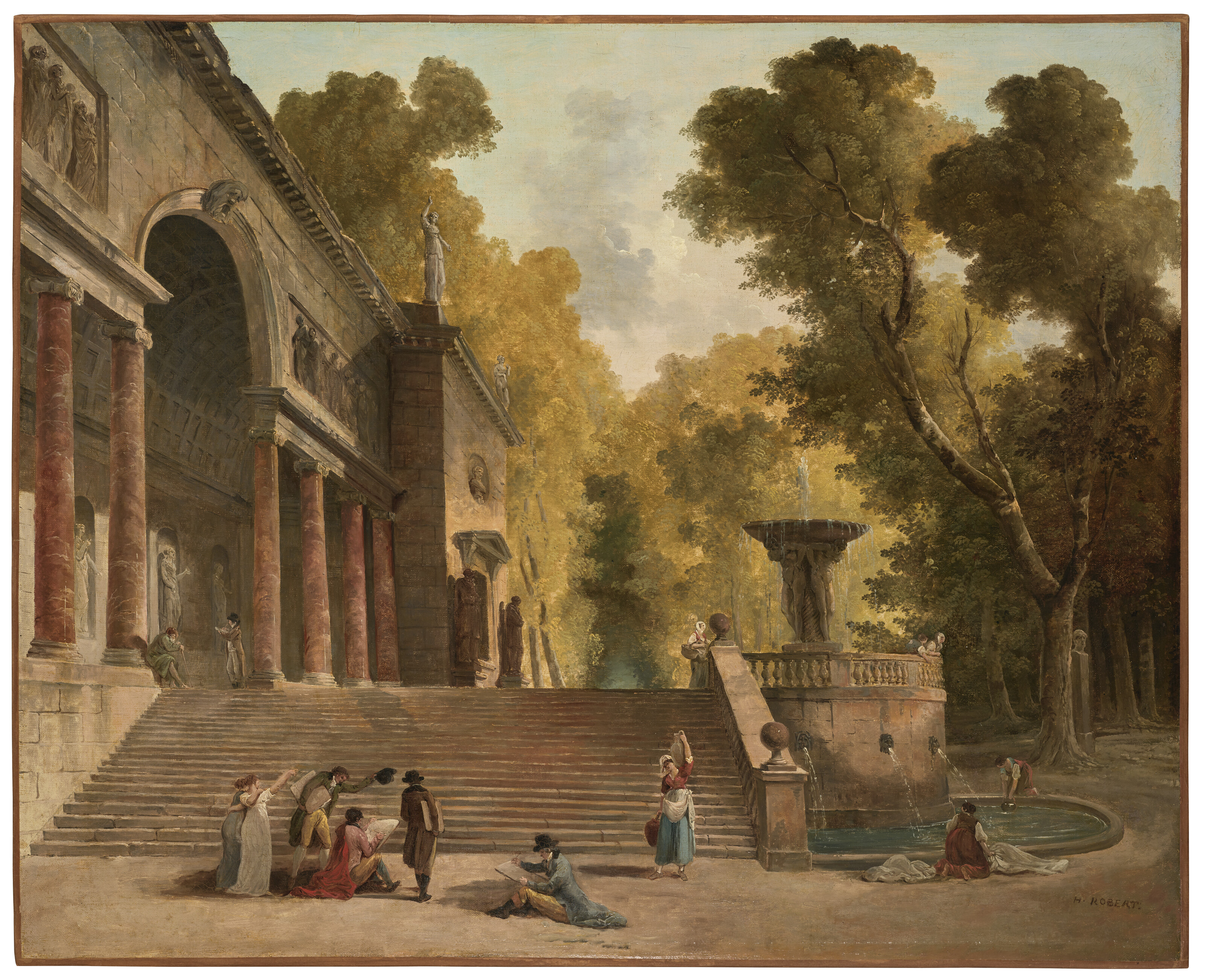 【中古】 La Cour Du Roi Rene Care ,Huret ,EnsPerceval ,Robert Hubert Robert | Items for sale, auction results & history