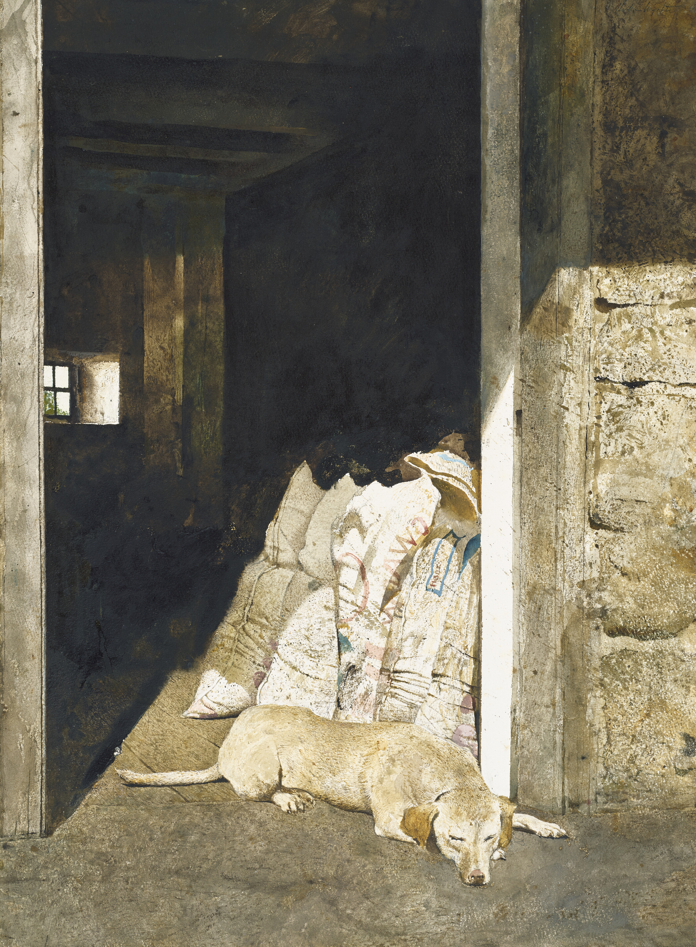 Andrew Wyeth、WITCH DOOR、希少画集画、新品高級額、額装付 Andrew Wyeth、WITCH DOOR、希少画集画、新品高級額、額装付