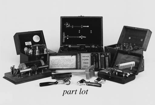 An interesting collection of high frequency electro-medical apparatus,