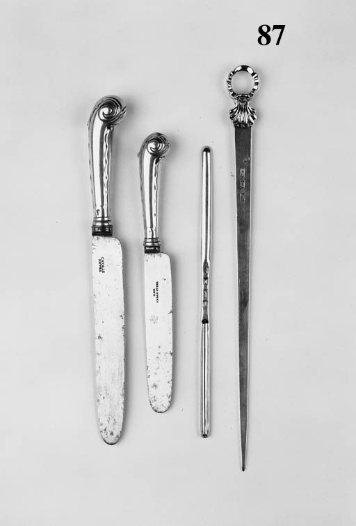 A George III meat skewer