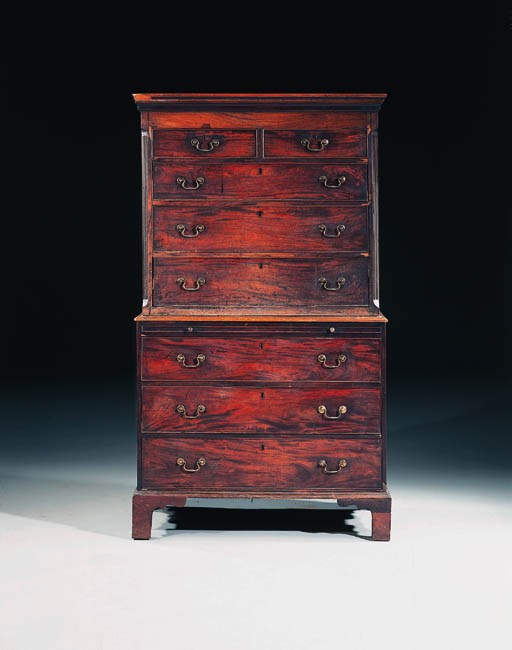 A George III mahogany tallboy