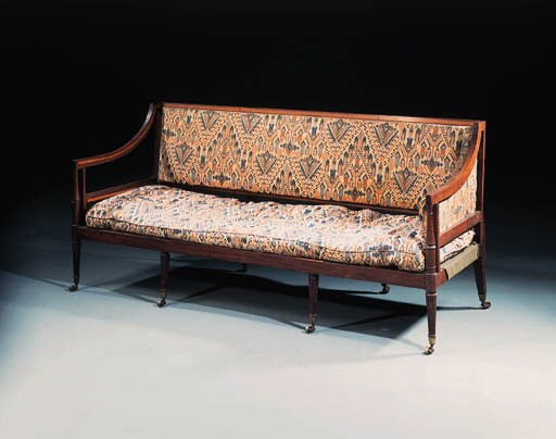 A Regency mahogany sofa