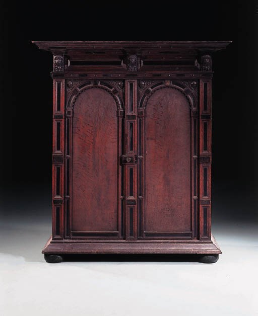 A Flemish oak armoire, 19th century