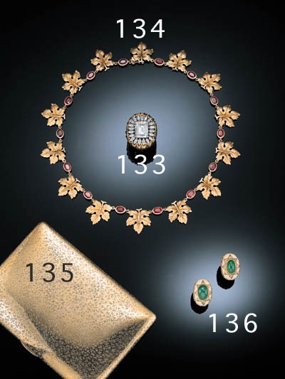 A FINE RUBY FOLIATE NECKLACE, M. BUCCELLATI