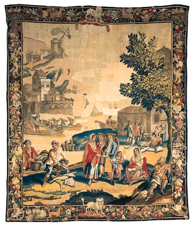 Pastorale Teniers Tapisserie, Flämisch