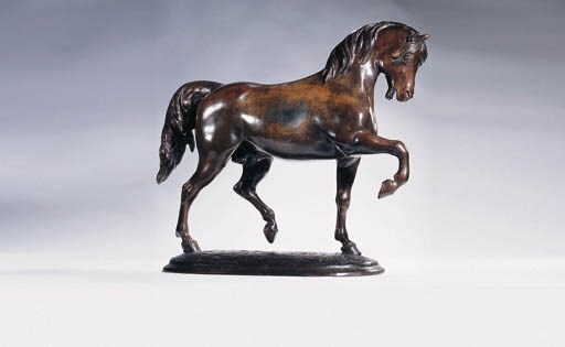 A Prancing Horse Bronze