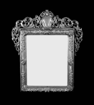 A Central European giltwood mirror