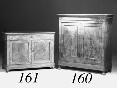 A French mahogany buffet, 19th century