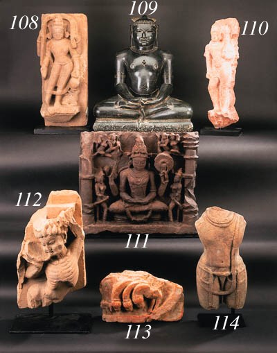 AN INDIAN TERRACOTTA RELIEF FRAGMENT