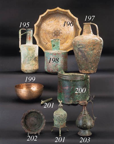 A KHORASSAN BRONZE EWER