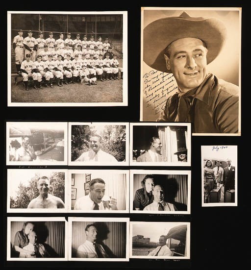 LOU GEHRIG SIGNED PHOTOGRAPH