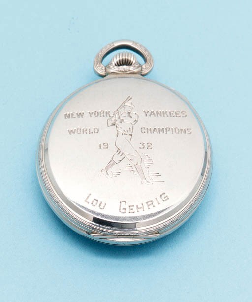 LOU GEHRIG 1932 CHAMPIONSHIP WATCH