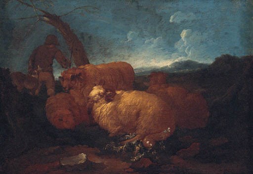 Attributed to Philip Peter Roos, called Rosa da Tivoli (1657-1706)