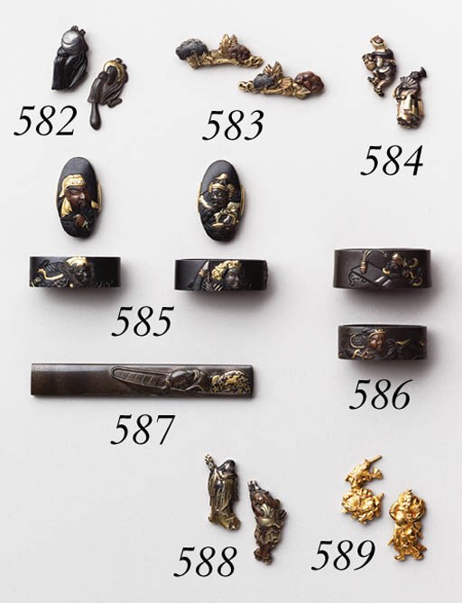 LARGE AND SMALL (DAISHO) HAMANO SCHOOL FUCHI-KASHIRA