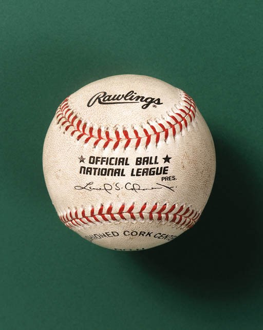 MARK MCGWIRE 50TH HOMERUN BASEBALL