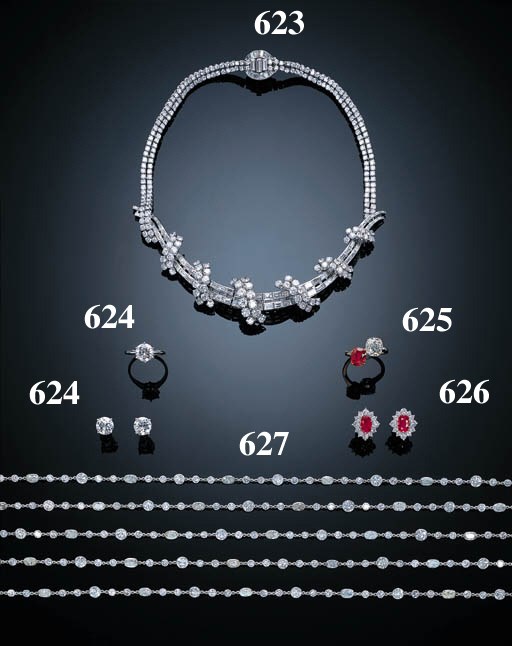 A SUITE OF DIAMOND JEWELLERY