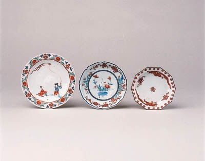 THREE KAKIEMON DISHES