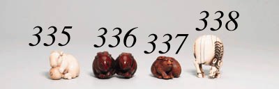 A WOOD NETSUKE