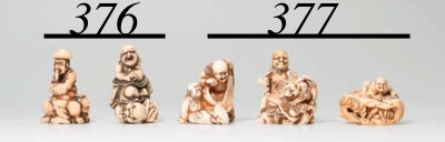 Three Early Ivory Netsuke
