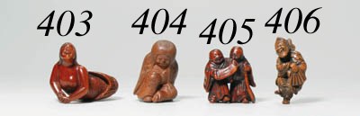 A wood netsuke