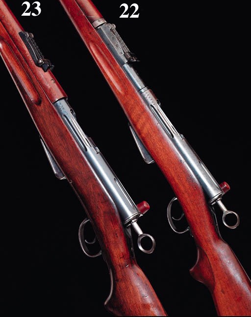 A SCHMIDT-RUBIN SWISS SERVICE RIFLE, NO. 53567