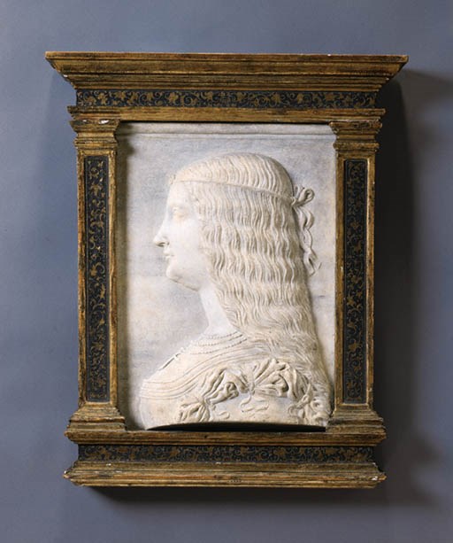 A NORTH ITALIAN MARBLE PORTRAIT RELIEF