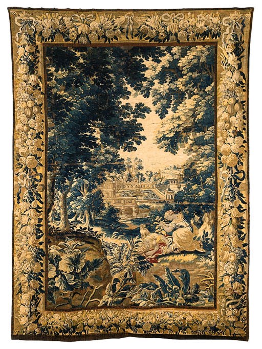 A FLEMISH BAROQUE MYTHOLOGICAL TAPESTRY