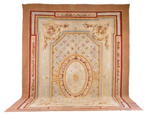 AN AUBUSSON CARPET*
