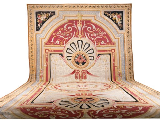 AN AUBUSSON CARPET*