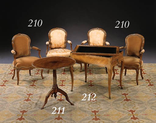 A LOUIS XVI ORMOLU-MOUNTED MAHOGANY GUERIDON