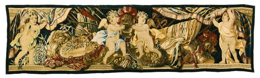 A BRUSSELS ALLEGORICAL TAPESTRY
