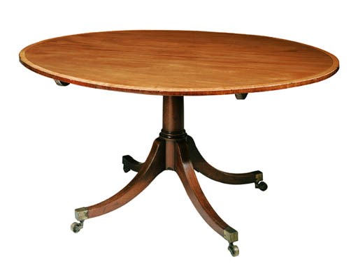 A GEORGE III MAHOGANY BREAKFAST-TABLE