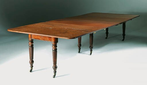 A REGENCY MAHOGANY DINING-TABLE