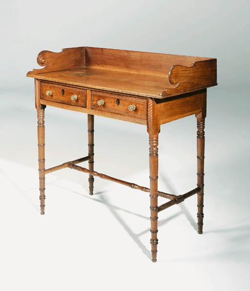 AN IRISH REGENCY MAHOGANY DRESSING-TABLE