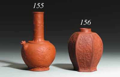 A Bttger red stoneware sake ewer