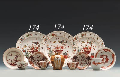Three Meissen Kakiemon plates